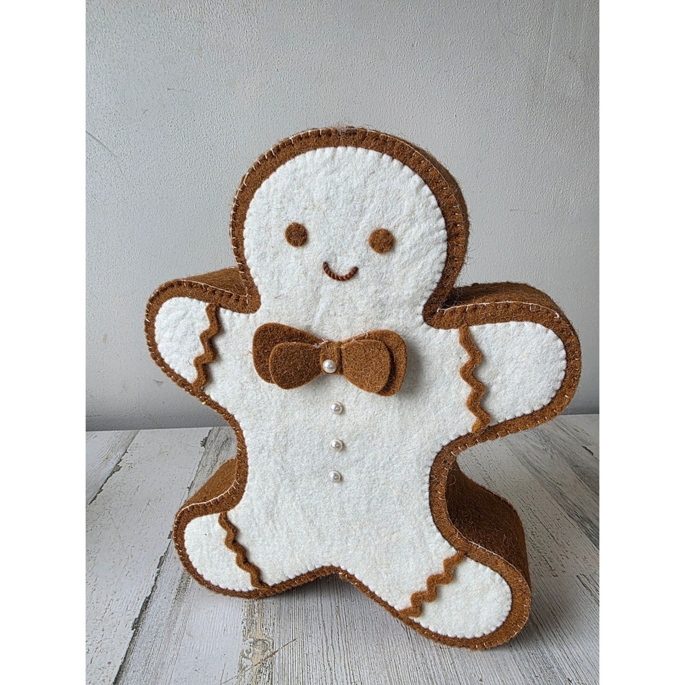 Sugarplum dreams gingerbread Xmas decor large shabby chic new